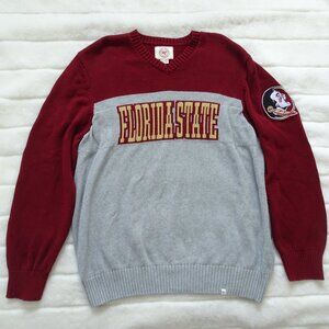 Forty Seven Brand Pullover Florida State Sweater XXL Gray/ Red